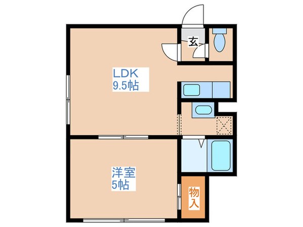 プロシード札幌の物件間取画像